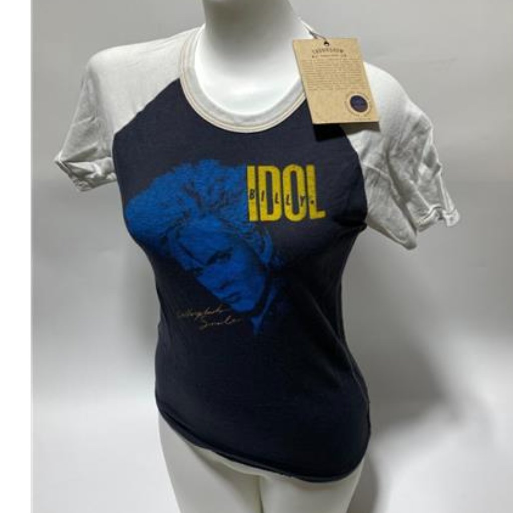 Very Rare Women Trunk Ltd Billy Idol North American Tour 1987 TShirt Xs Vintage Very Rare Women Trunk Ltd Billy Idol North American Tour 1987 TShirt Xs Vintage